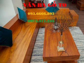 Sofa gỗ nguyên tấm - SOGD023