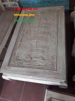 Bàn ghế gỗ| Tần thủy hoàng hương đá cột 12 cm