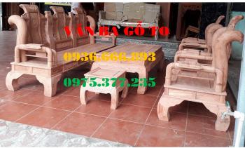 Bàn ghế gỗ| Bàn ghế Minh Tần hương đá cột 12 cm 6 món