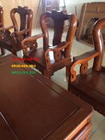 Bàn ghế gỗ - Minh Triện cột 12cm