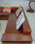 Sofa gỗ| Sofa gỗ cẩm nguyên khối - SGC001