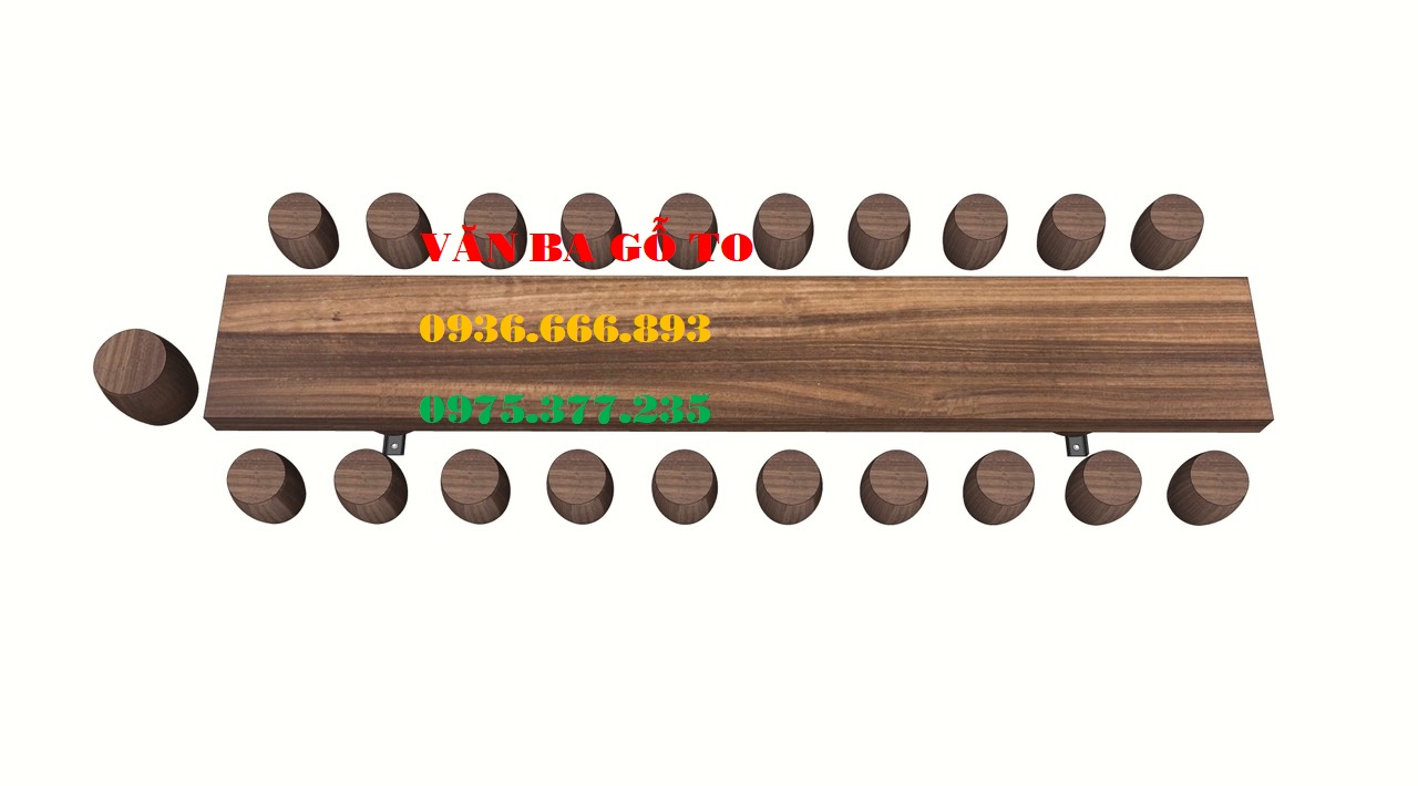Giá bàn gỗ nguyên khối