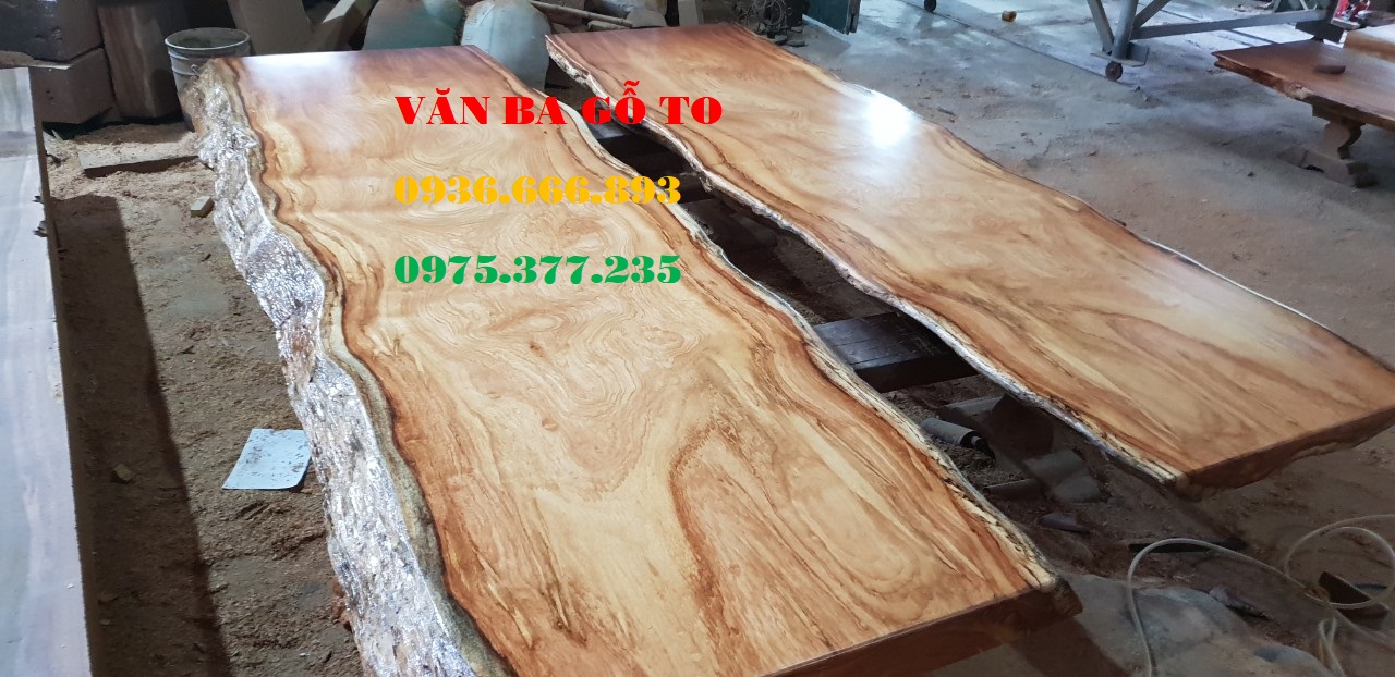 Mặt bàn ăn đẹp bằng gỗ tự nhiên