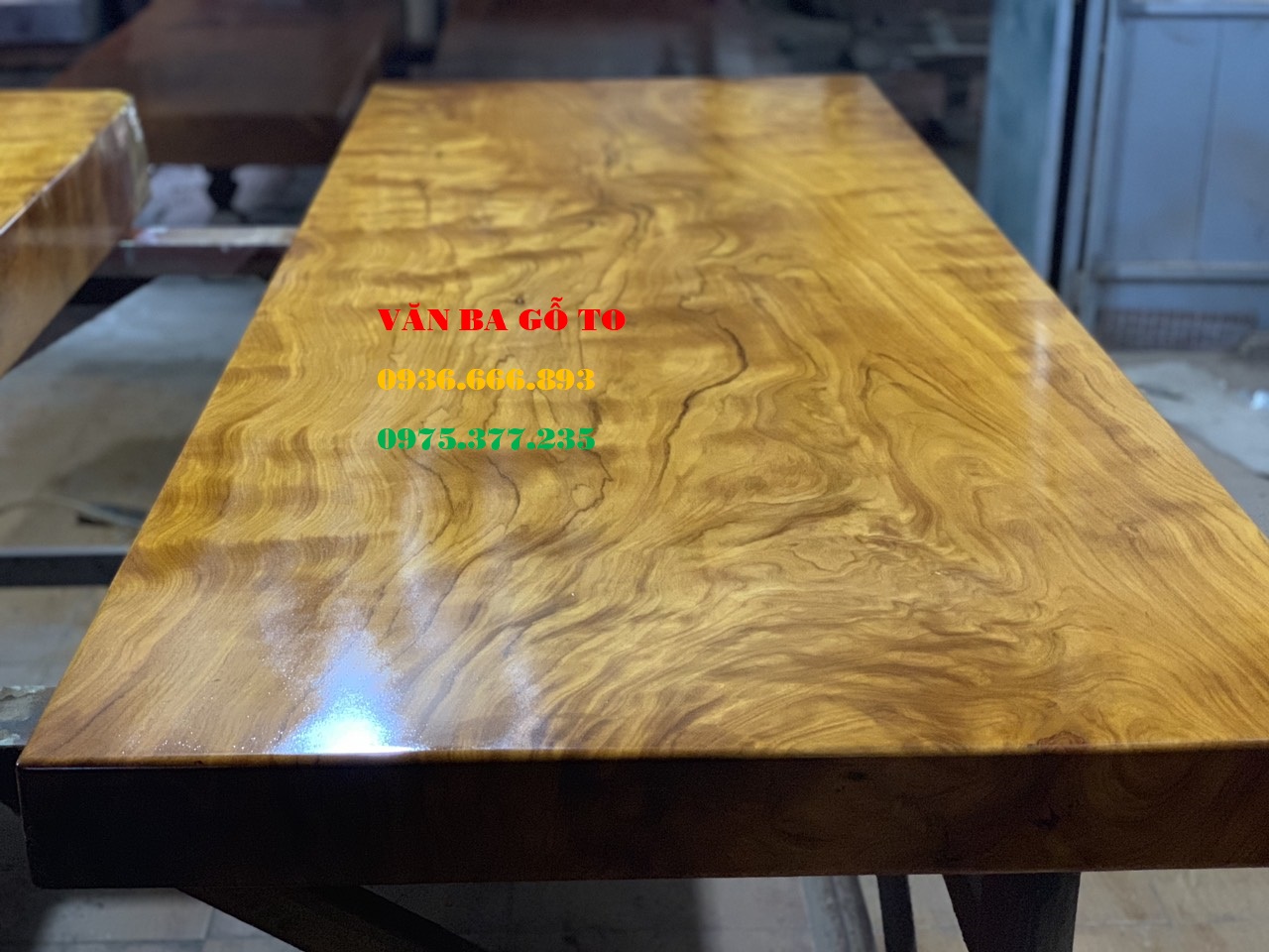 Mặt bàn ăn đẹp bằng gỗ tự nhiên